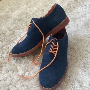 Gorgeous blue-orange shoes for man. Never worn.